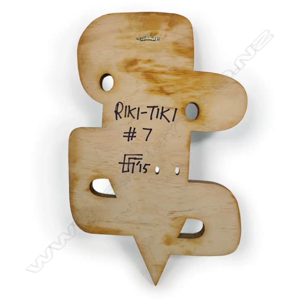 Fane Flaws (NZ 1951-2021 'Riki-Tiki #7', Image 1++