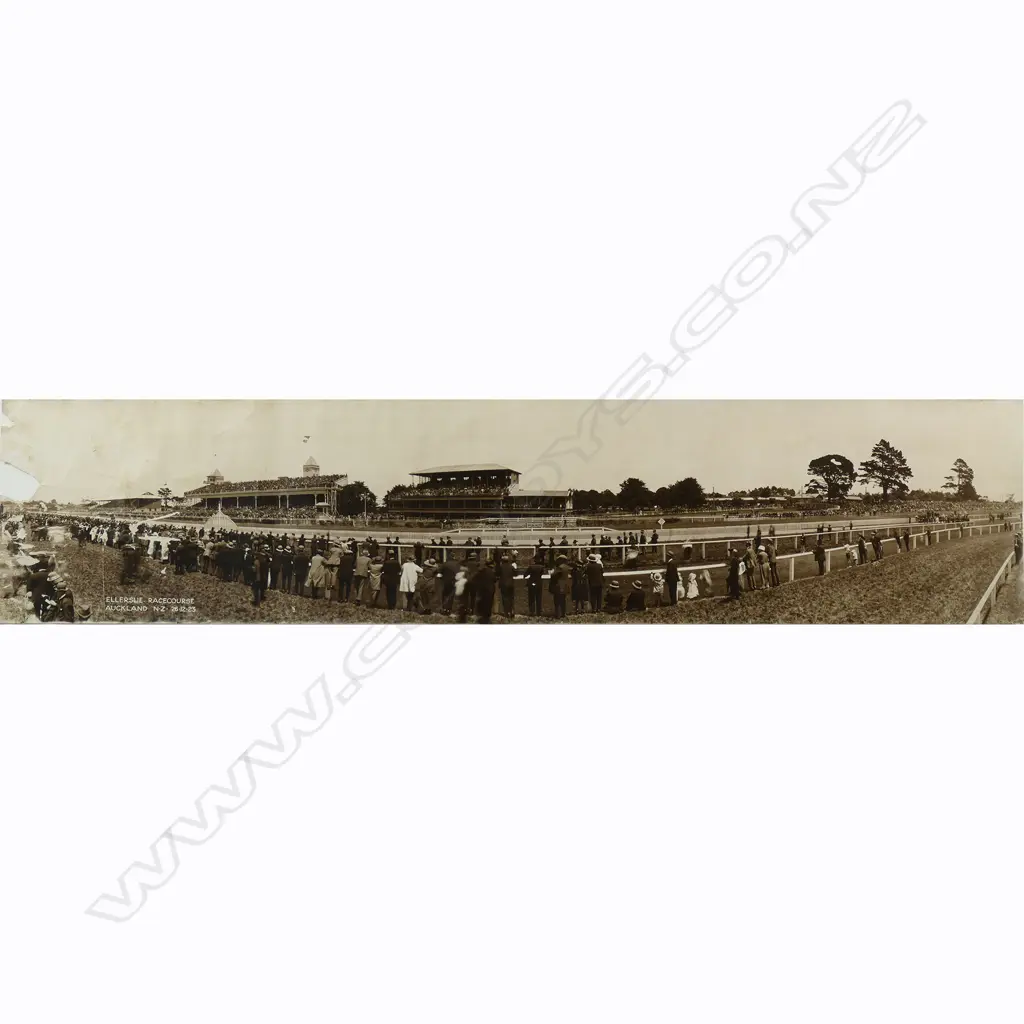 Photographer unknown 'ELLERSLIE RACECOURSE AUCKLAND N.Z. 26.12.23', Image 1++