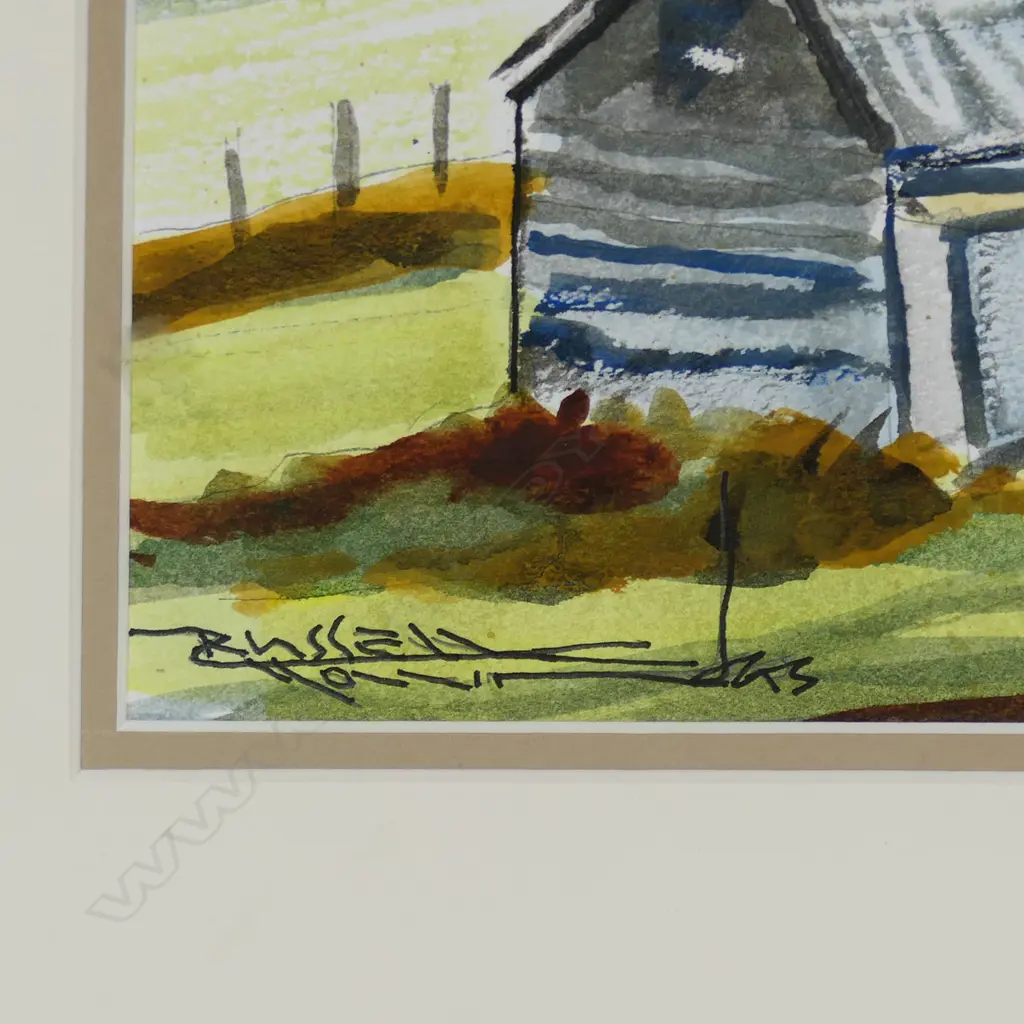 Russell Hollings (NZ 1948-) 'Rosie's Place - Glenorchy', Image 1++