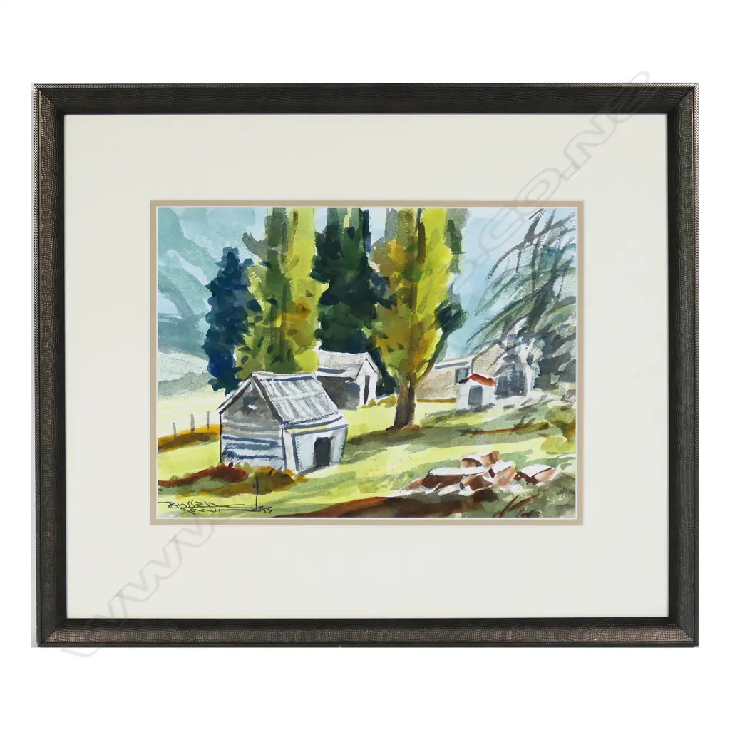 Russell Hollings (NZ 1948-) 'Rosie's Place - Glenorchy', Image 1++