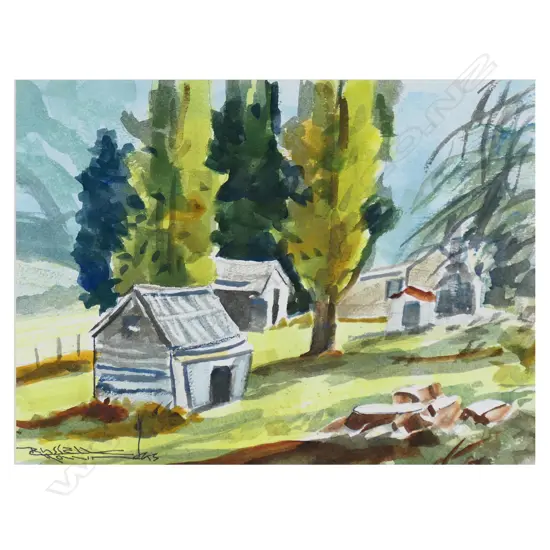 Russell Hollings (NZ 1948-) 'Rosie's Place - Glenorchy',