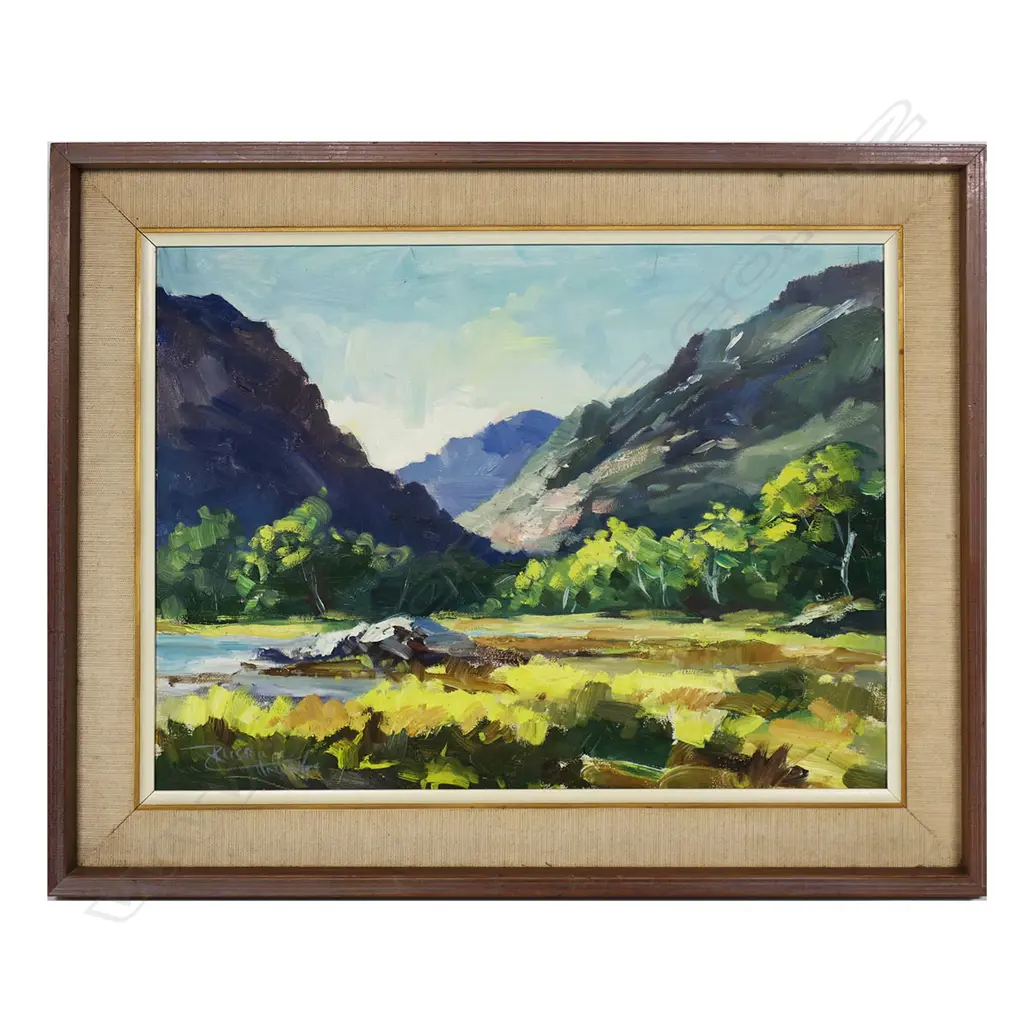 Russell Hollings (NZ 1948-) 'Eglinton Valley', Image 1++