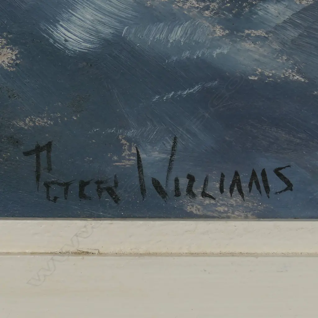 Peter Williams (NZ working 1980s-90s) 'Rural Landscape', Image 1++