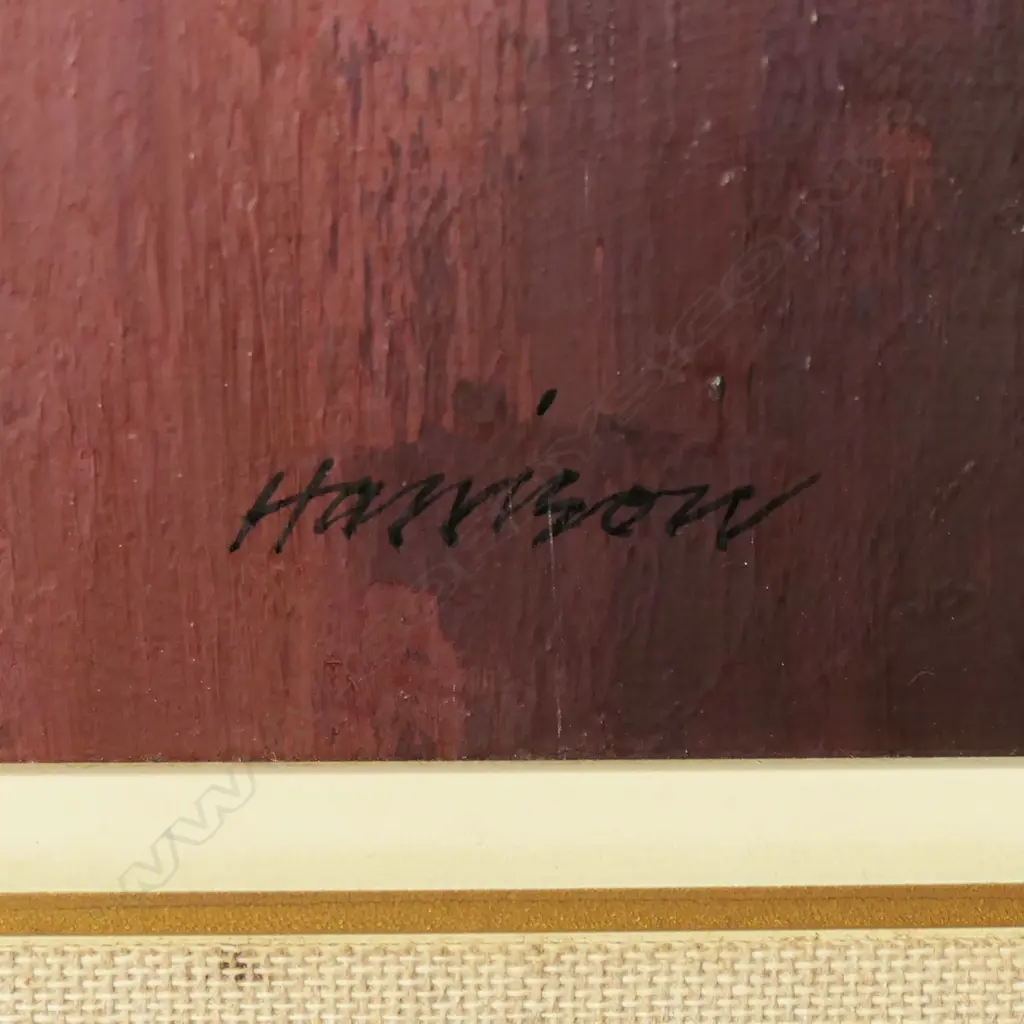 Rodger Harrison (NZ 1931-) 'After Rain Queen Street', Image 1++