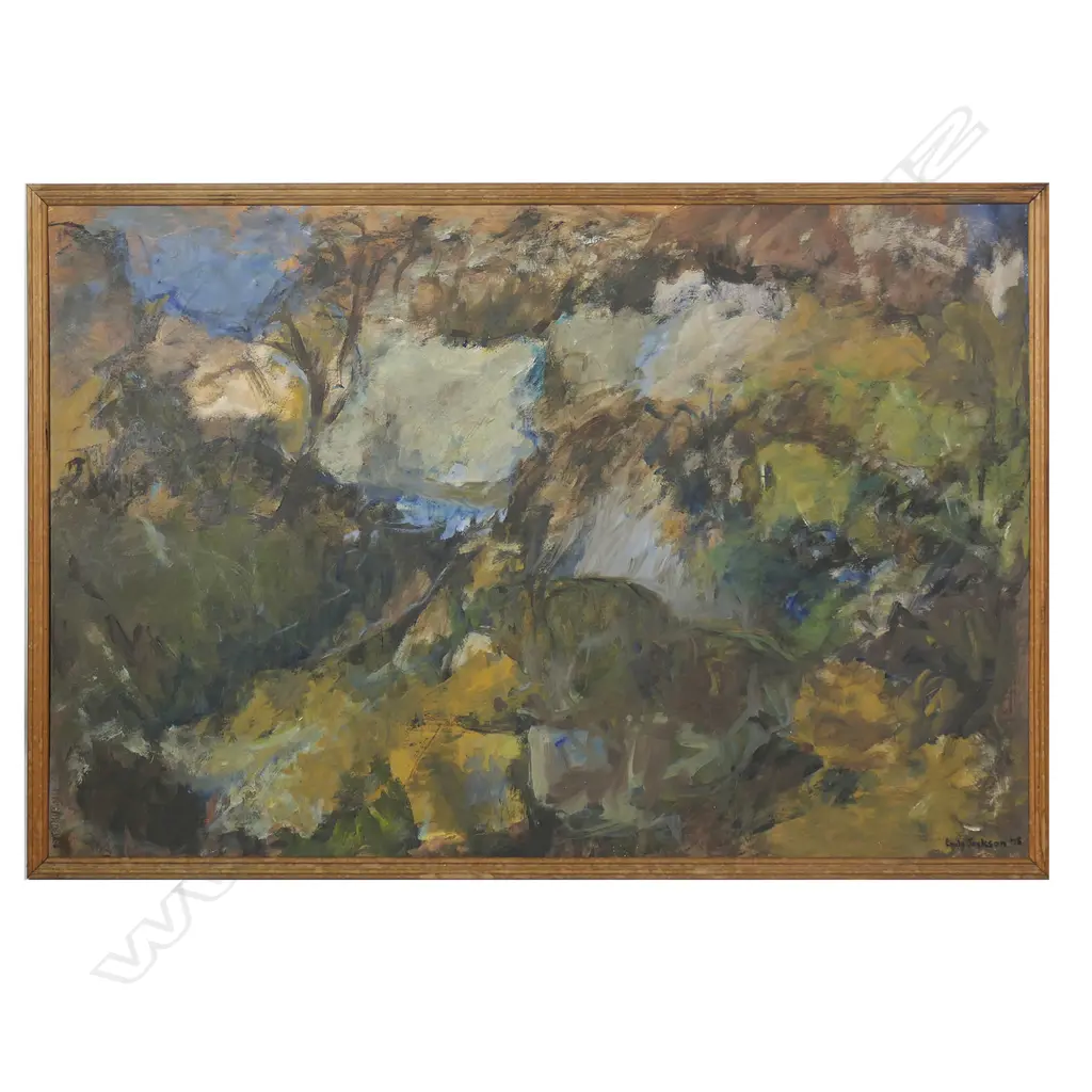 Emily Jackson (NZ 1909-1993) 'Landscape Abstract', Image 1++