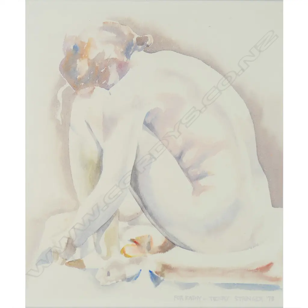 Terry Stringer (NZ 1956-) Nude ('For Kathy'), Image 1++