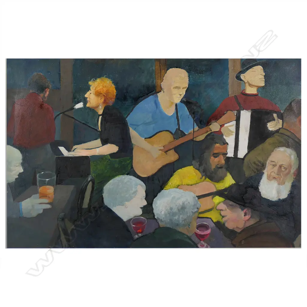 Ron Stenberg (1919-2017) 'Cafe 22 Ponsonby Rd', Image 1++
