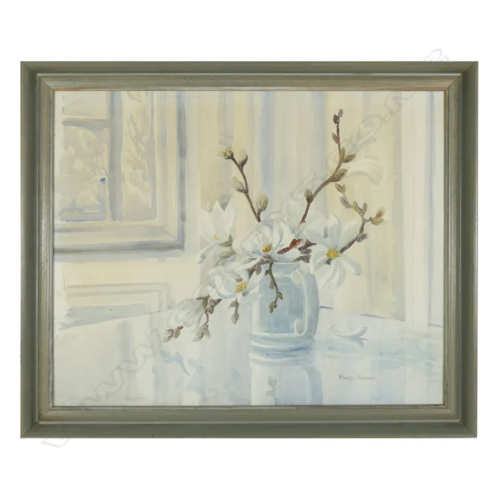 Peggy Spicer (1908-84), 'Still life, Magnolia', Image 1++
