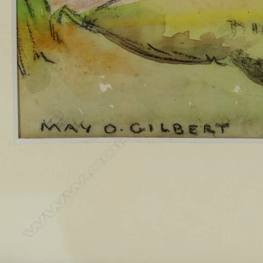 May O Gilbert (NZ 1902-1977) Rural Cottage, Image 1++