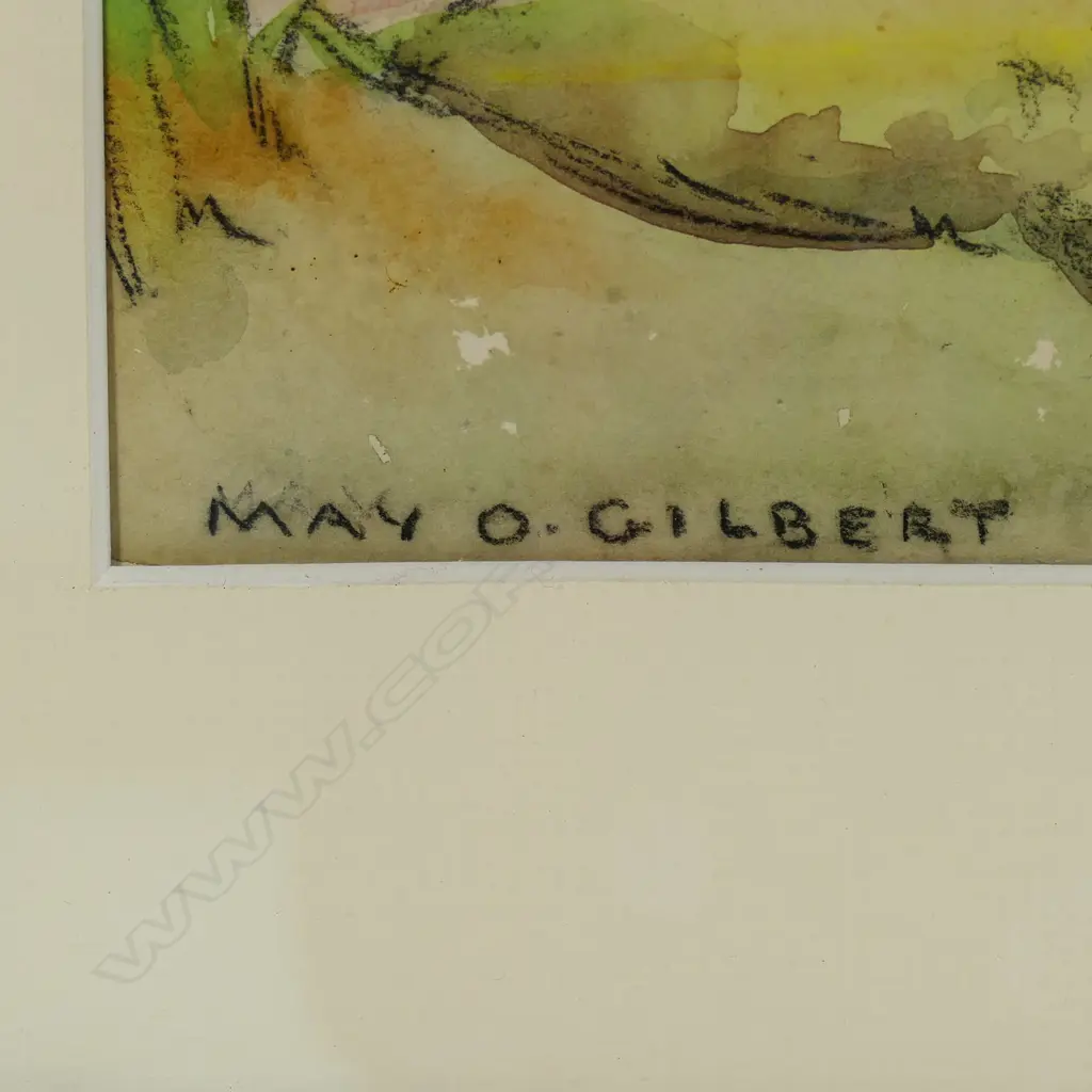 May O Gilbert (NZ 1902-1977) Rural Cottage, Image 1++