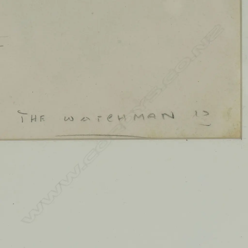 Trevor Lloyd (NZ 1863-1937) 'Watchman Island', Image 1++