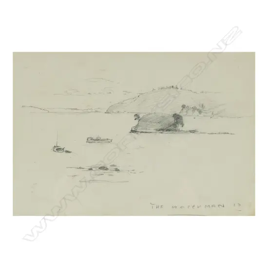 Trevor Lloyd (NZ 1863-1937) 'Watchman Island',