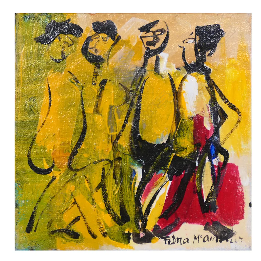 Piera McArthur 'Small Yellow Group', Image 1++