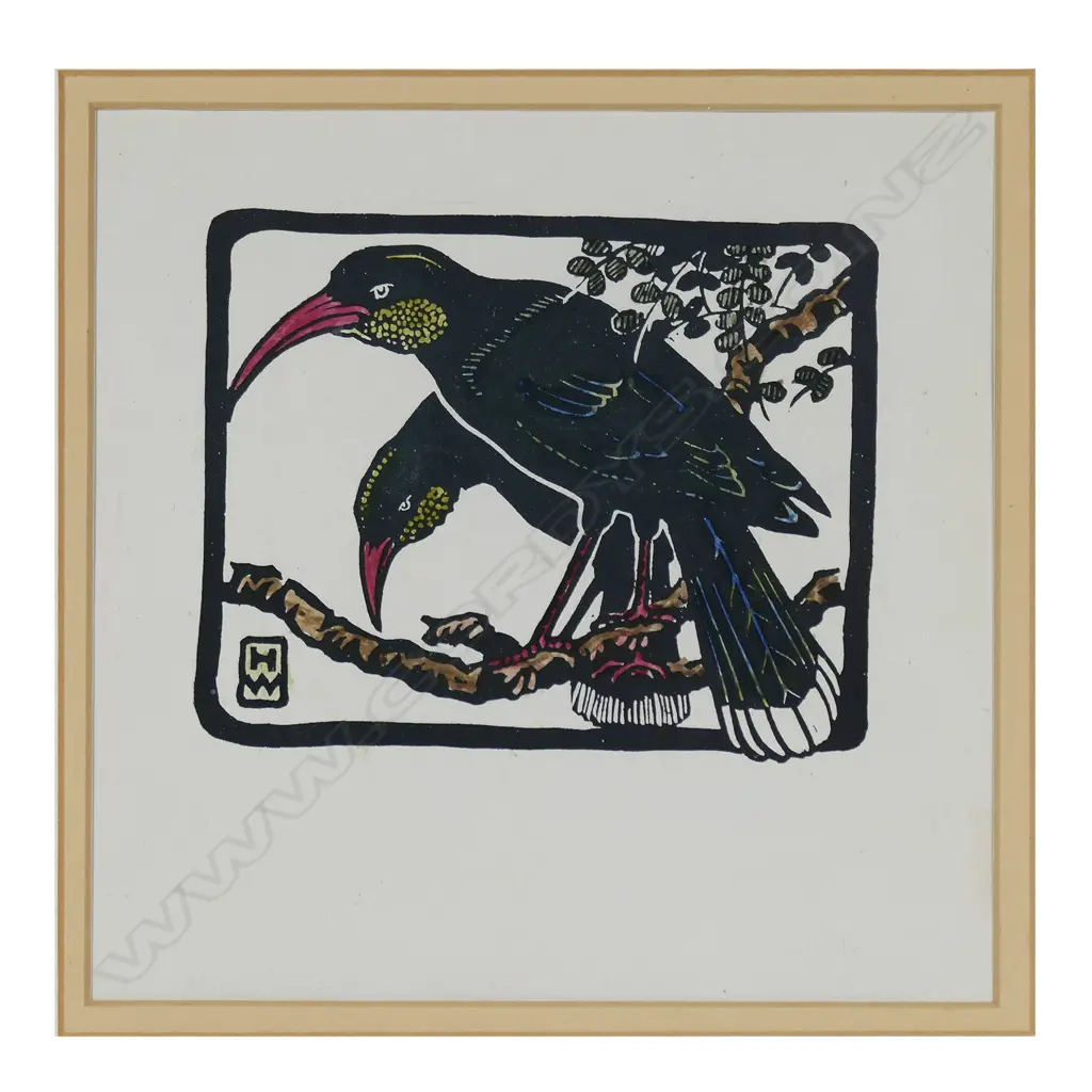 Hilda Wiseman (NZ 1894-1982) 'Huia', Image 1++