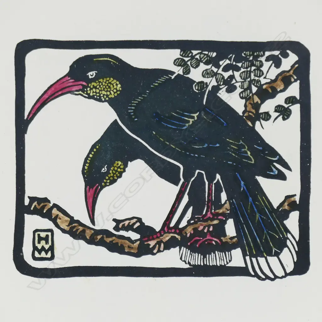Hilda Wiseman (NZ 1894-1982) 'Huia', Image 1++