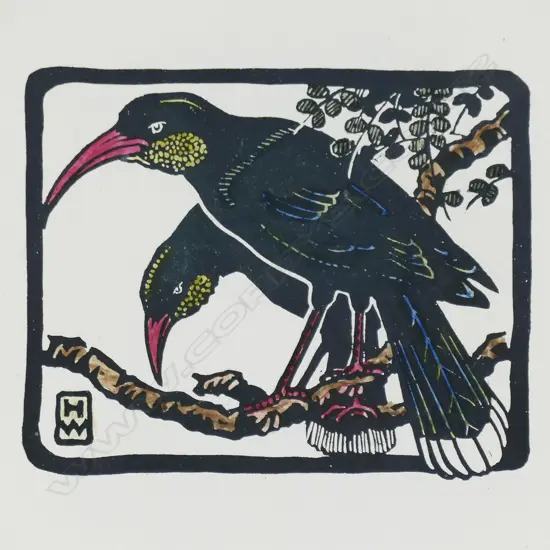 Hilda Wiseman (NZ 1894-1982) 'Huia',