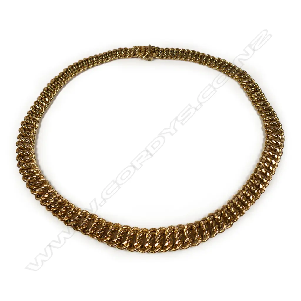 A 9ct gold chain necklace, Image 1++