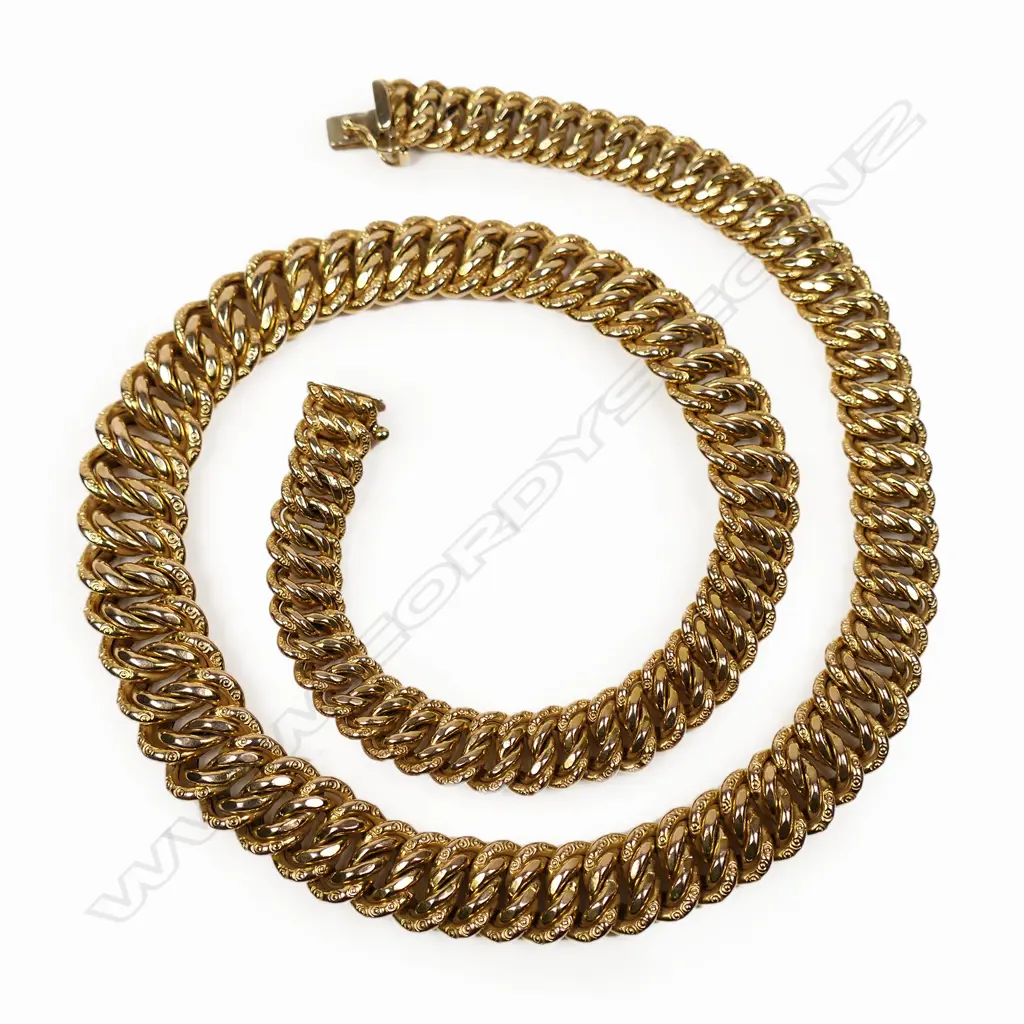 A 9ct gold chain necklace, Image 1++