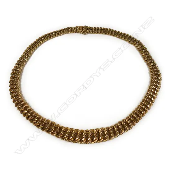 A 9ct gold chain necklace,