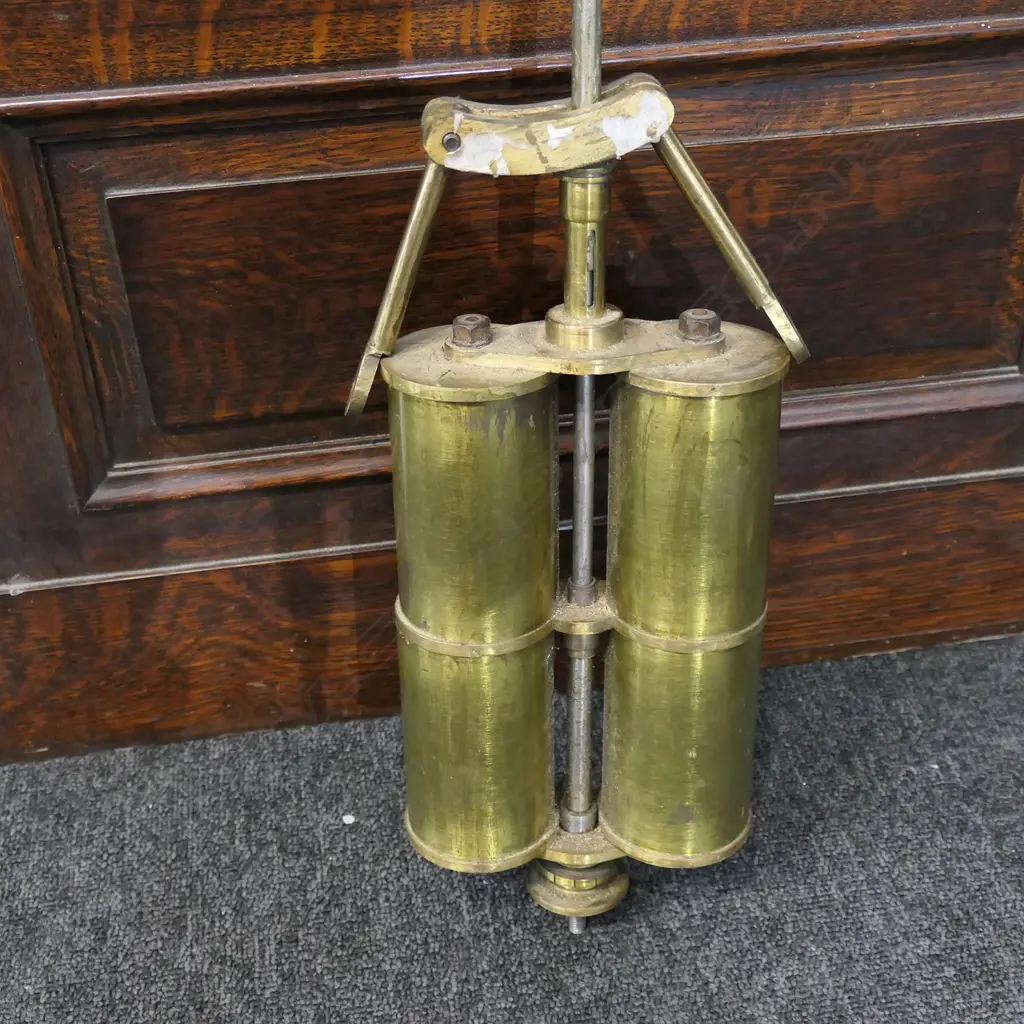 A large and impressive Edwardian oak long case clock, Image 1++