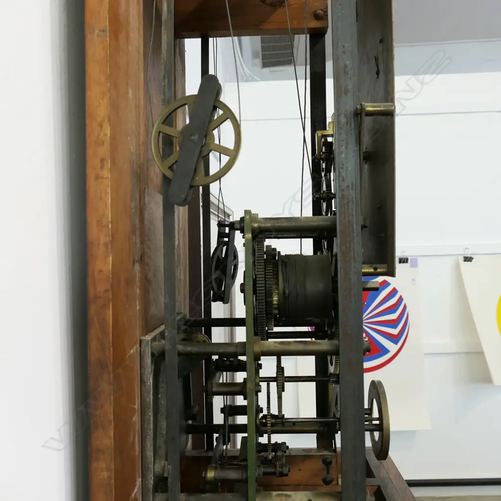 A large and impressive Edwardian oak long case clock, Image 1++