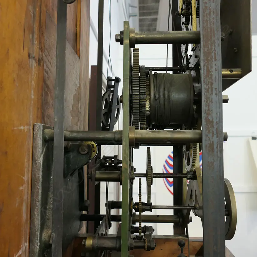 A large and impressive Edwardian oak long case clock, Image 1++