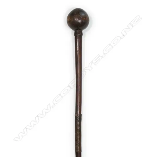 19thC Zulu tribal Knobkerrie,