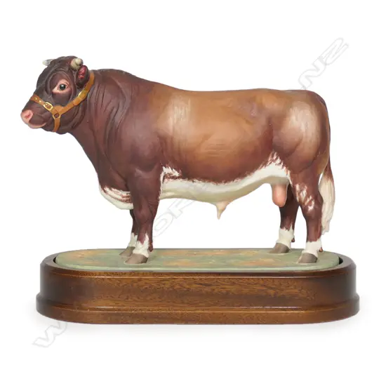 A Royal Worcester figure of a Diary Shorthorn Bull,