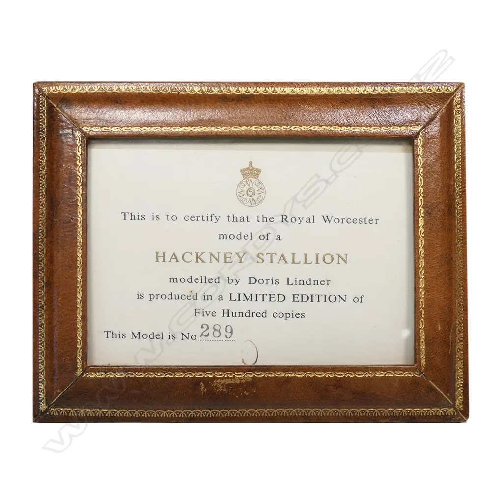 A Royal Worcester figure of a Hackney Stallion, Image 1++