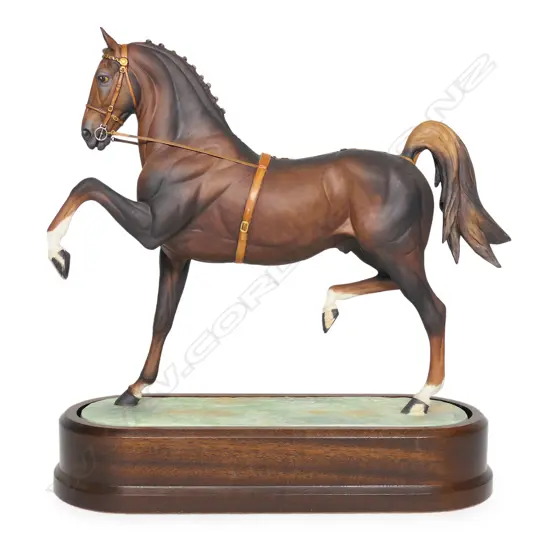 A Royal Worcester figure of a Hackney Stallion,