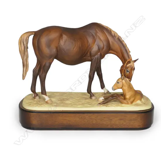 A Royal Worcester figure 'The New Born',