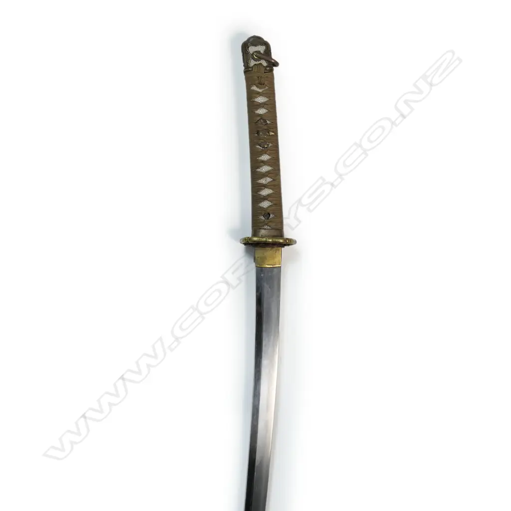 A Japanese WWII katana sword in scabbard, Image 1++