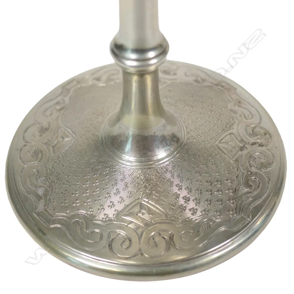 Two 19thC silver goblets, Image 1++