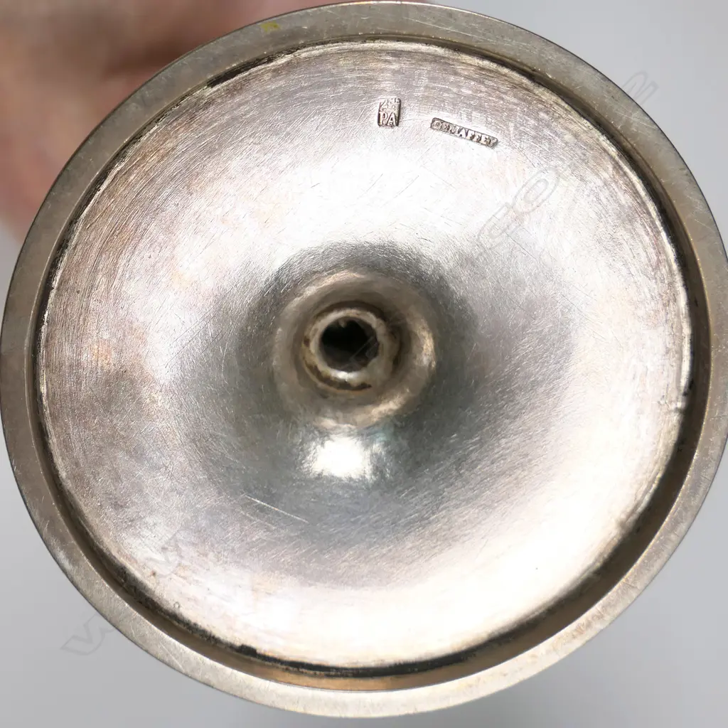 Two 19thC silver goblets, Image 1++