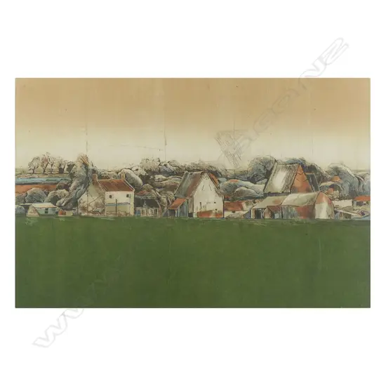 Stanley Palmer (b.1936) 'Norfolk Farm',