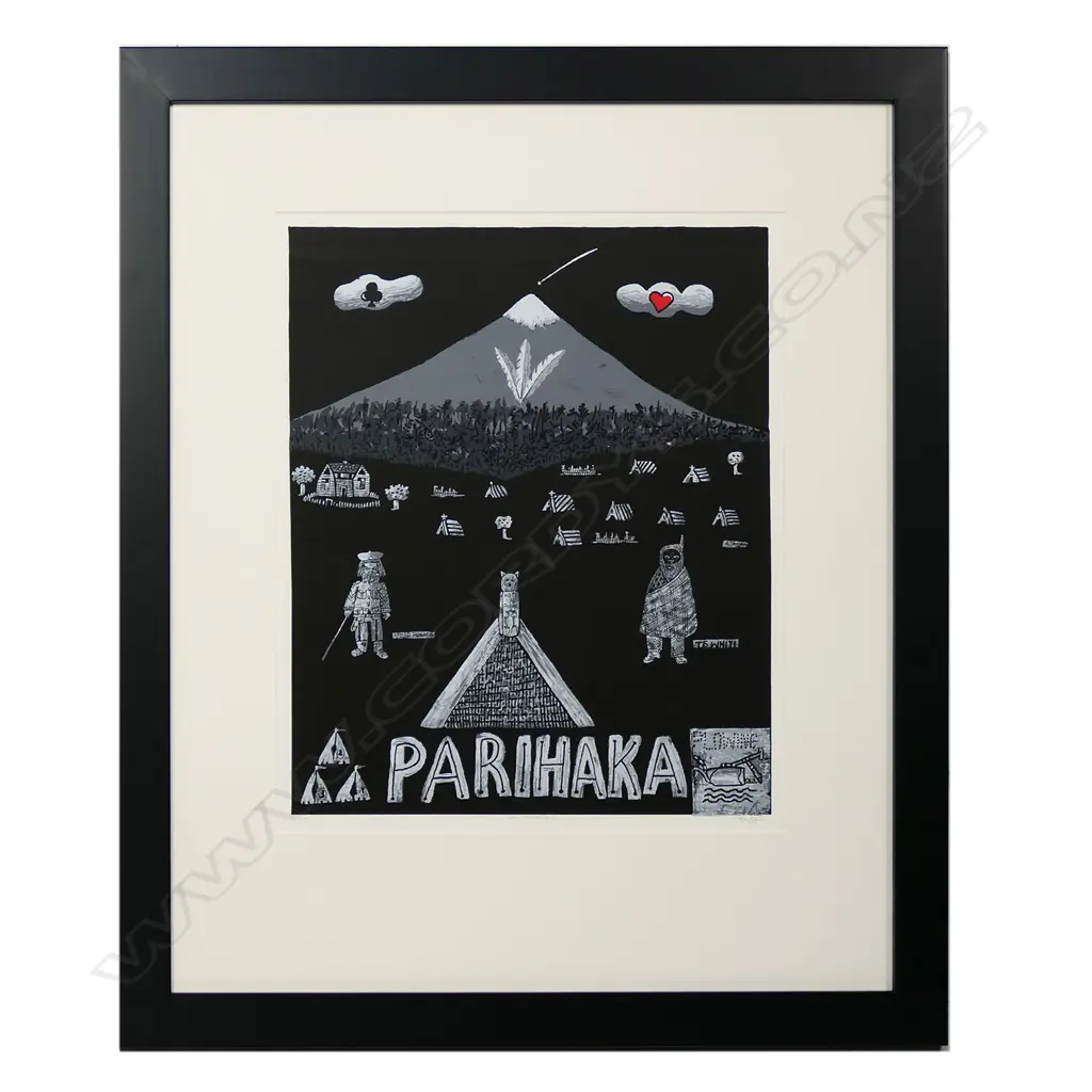 Alan Taylor (NZ 1933-2016) 'Mt Taranaki' (Parihaka), Image 1++