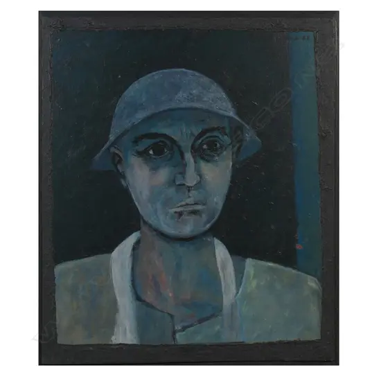 Roy Dalgarno (1910-2001) 'Miner's Head study 2',