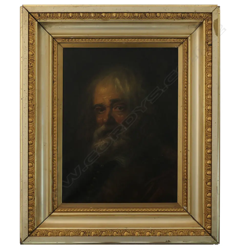 Attributed Leonard Hampton Booth (1883-1960) 'Portrait of Bearded Man', Image 1++