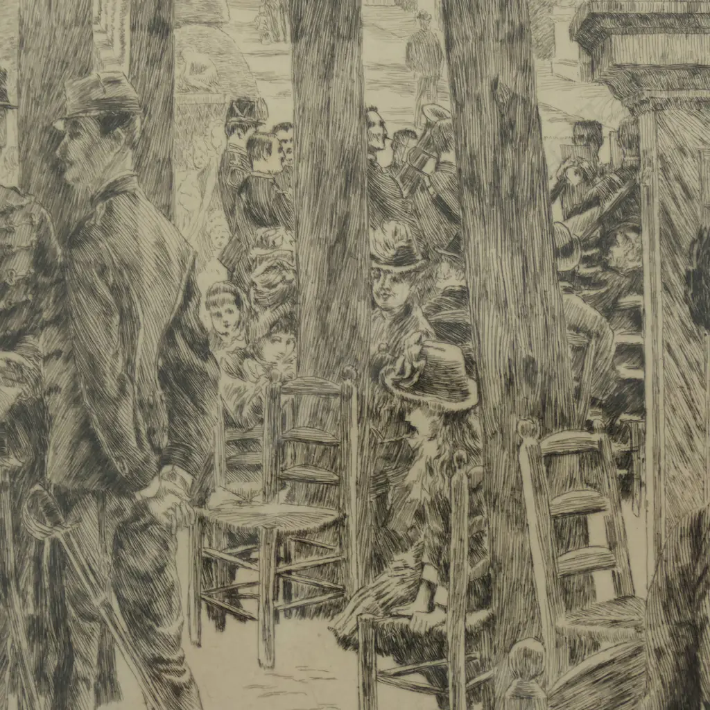 J.J. Tissot (1836-1902) 'Sitting in the Park', Image 1++