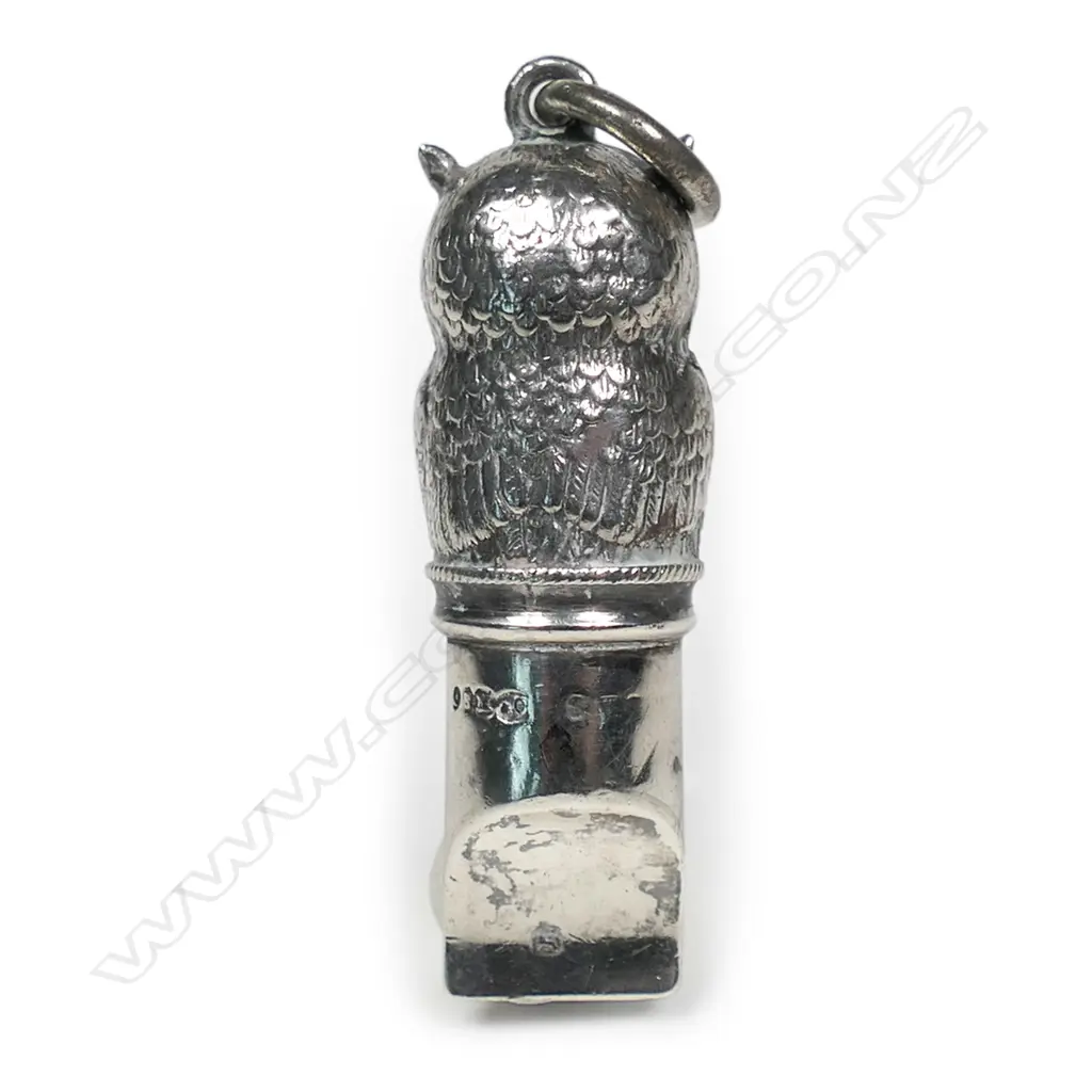 An early 1900s silver whistle, Image 1++