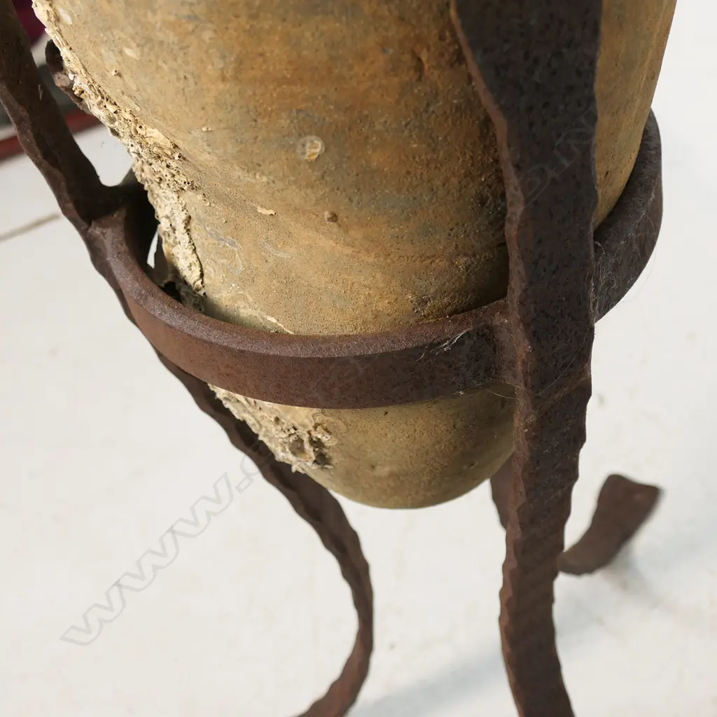 An antique shipwreck find terracotta amphora, Image 1++
