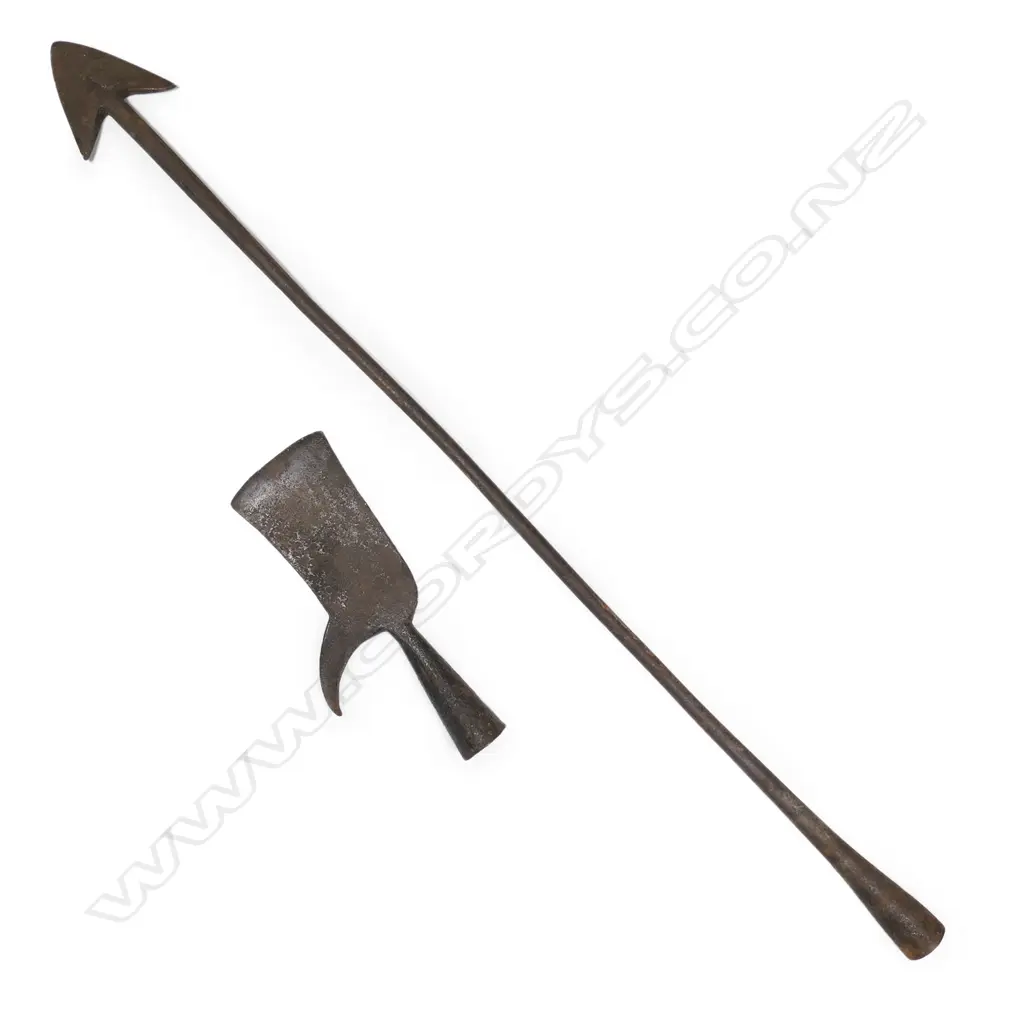 Two antique steel whaling items, Image 1++