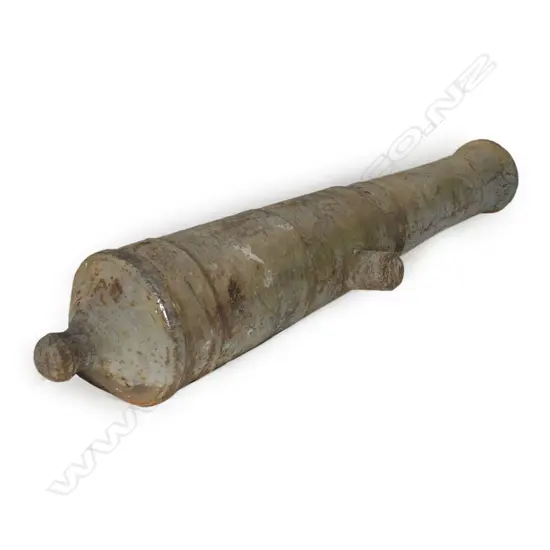 A c.1820 French ship's large cannon,