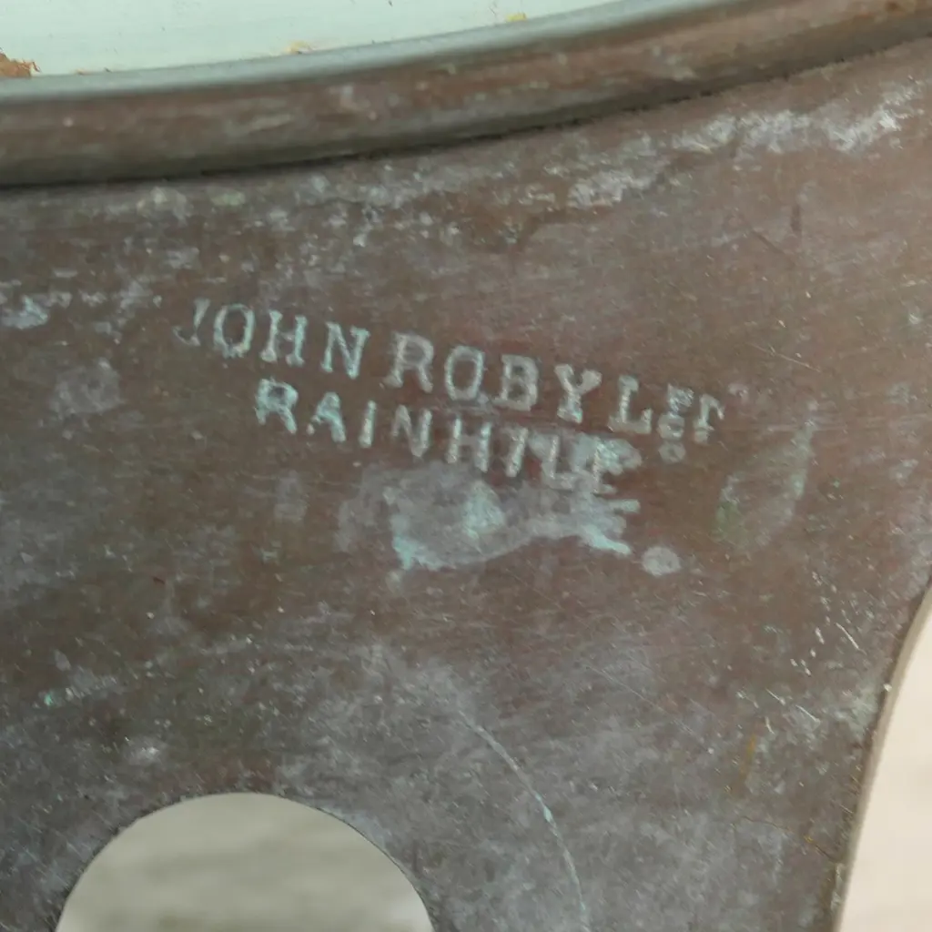 A pair of John Roby Ltd. vintage brass and glazed porthole covers, Image 1++