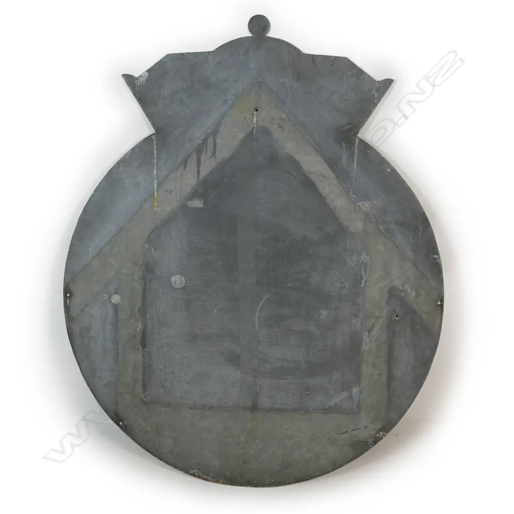 A vintage painted tin advertising sign 'British Sailor's Society Estd. 1818', Image 1++