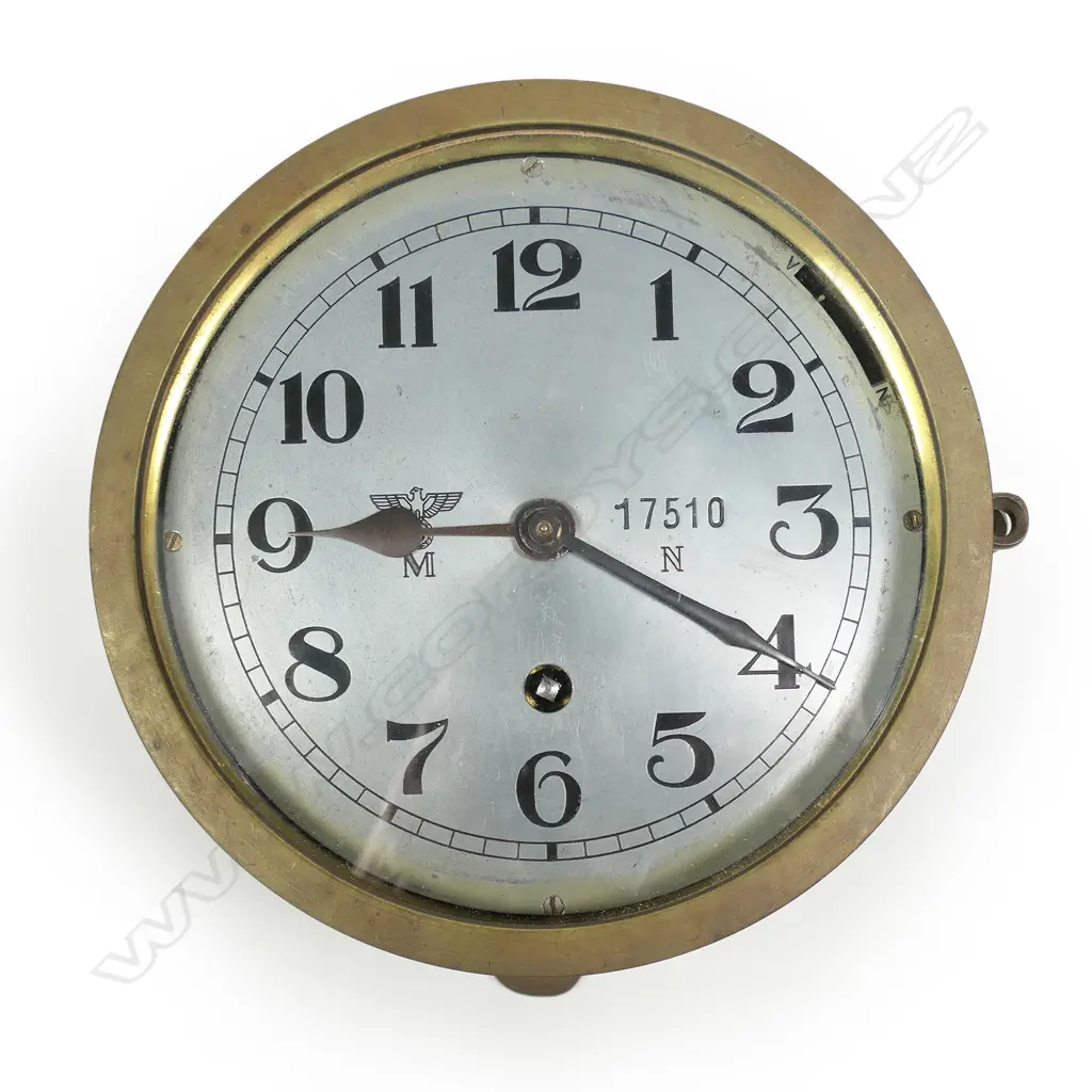 A German WWII U-boat submarine clock, Image 1++