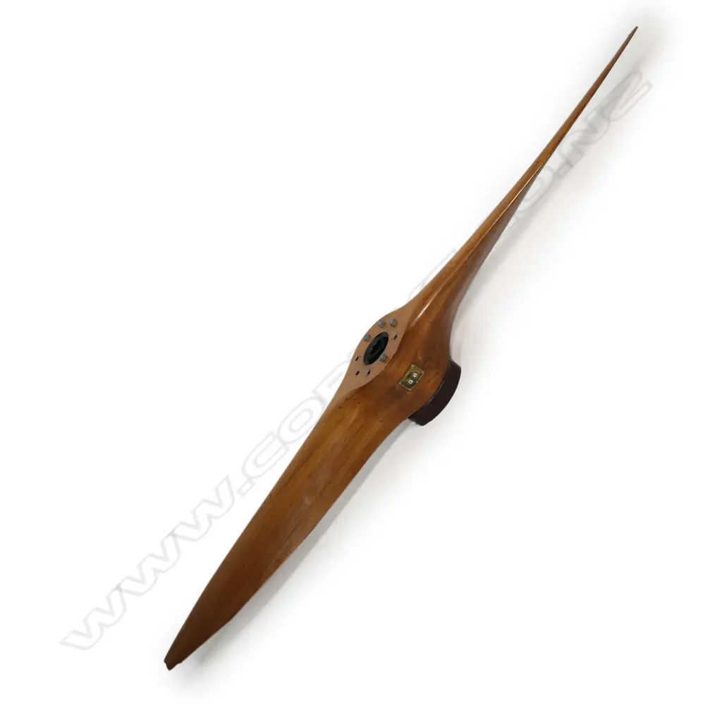 A 1940 laminated mahogany airplane propeller, Image 1++