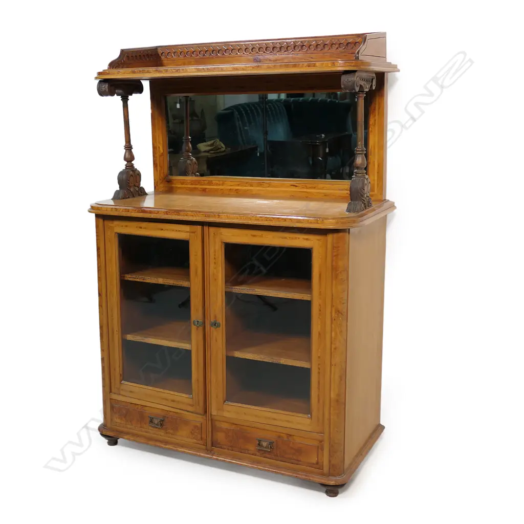 A quality late 19thC colonial display cabinet whatnot, Image 1++