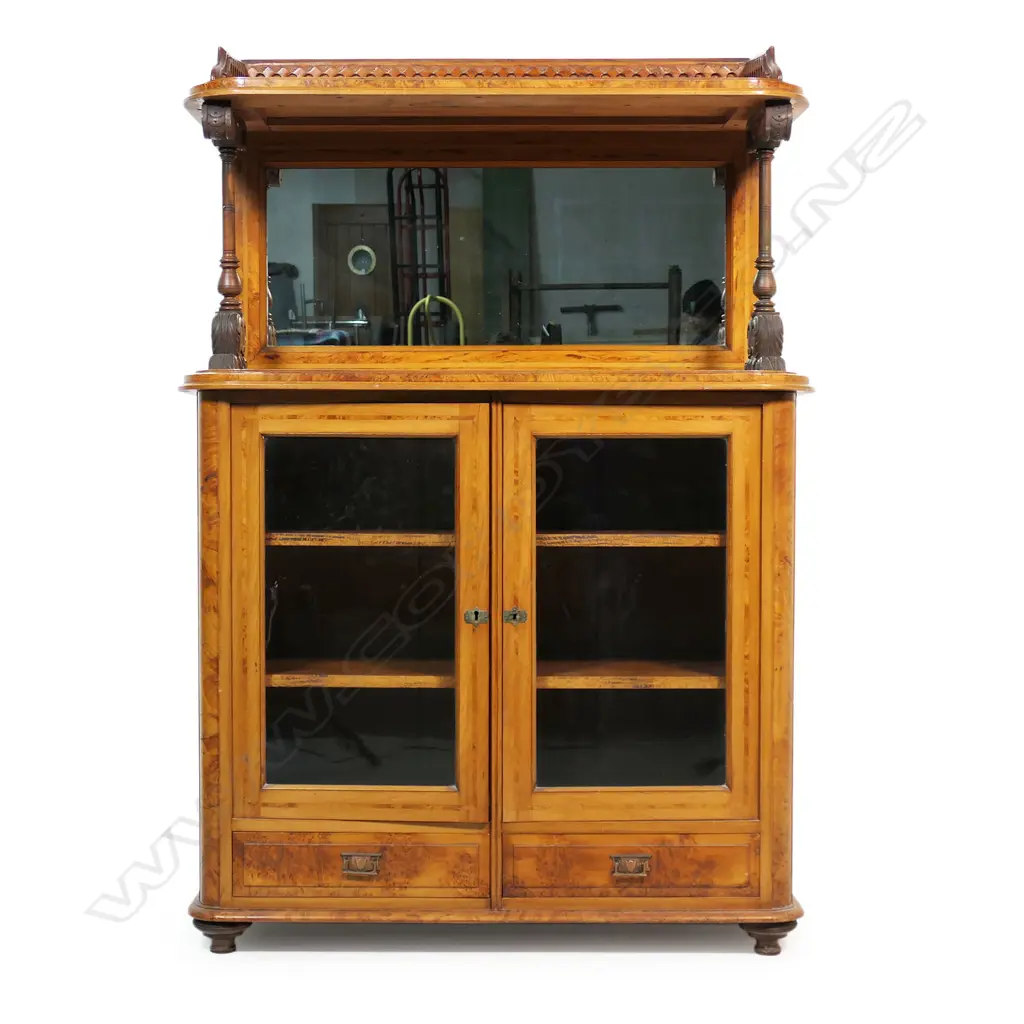 A quality late 19thC colonial display cabinet whatnot, Image 1++