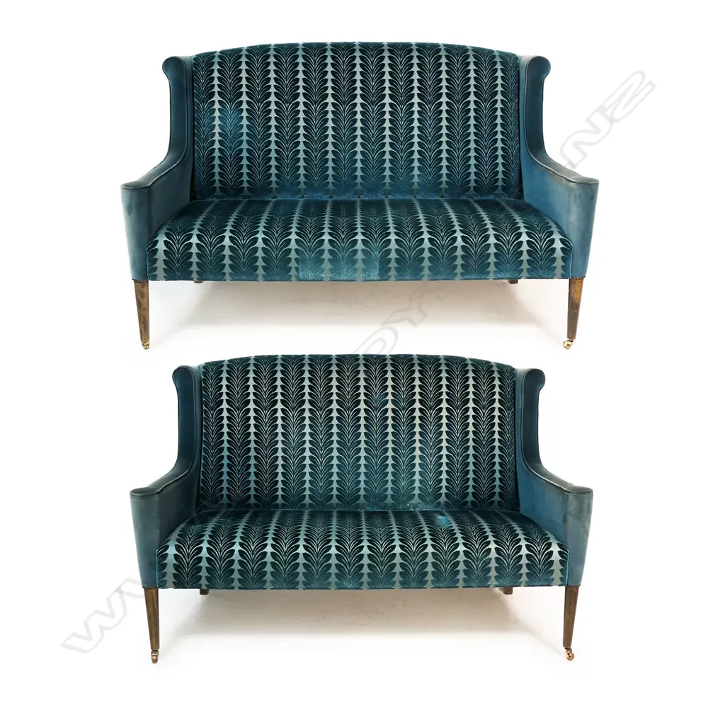A pair of Designer Guild two seater sofas, Image 1++